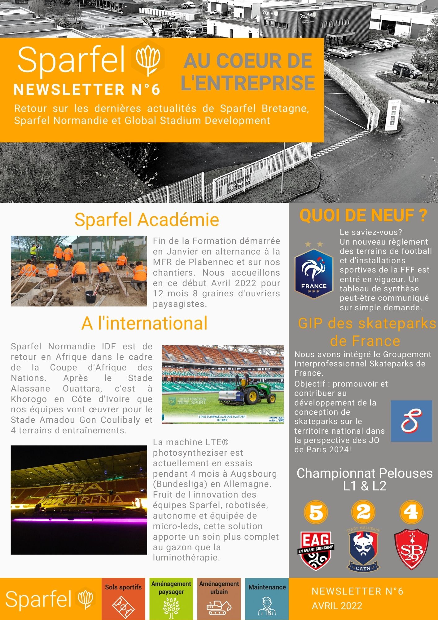 Newsletter Avril 2022