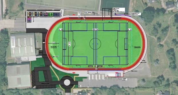 Gazon synthétique: début des travaux à St Grégoire